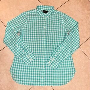 J. Crew Blue Casual Button Down Shirt
